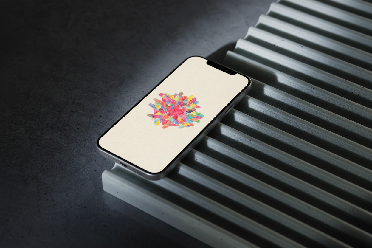 iPhone moody mockup